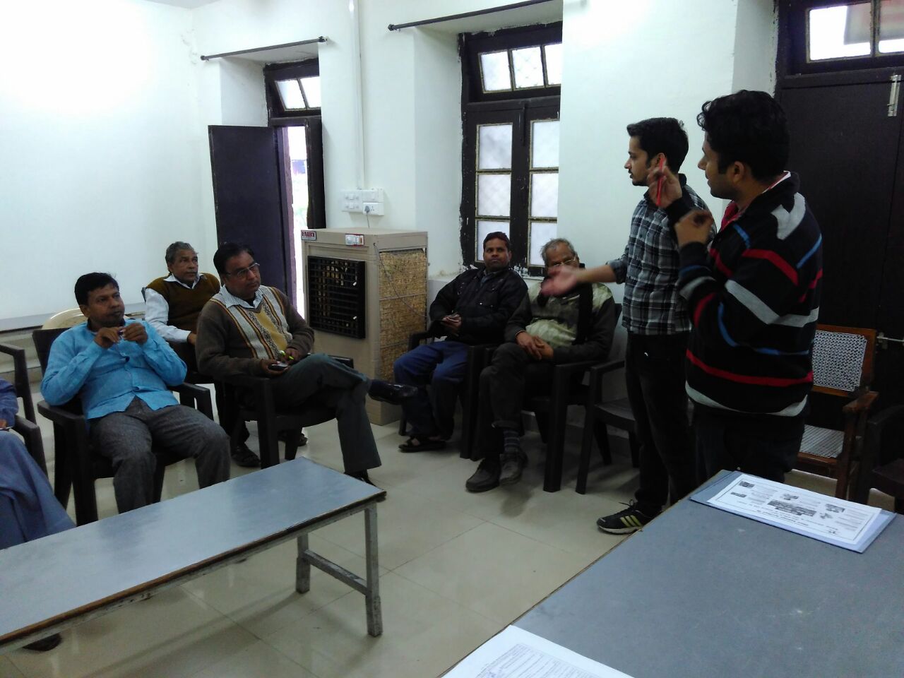 UPI awareness and training program at New Bhopal Textiles Mill,Bhopal on 27-12-16